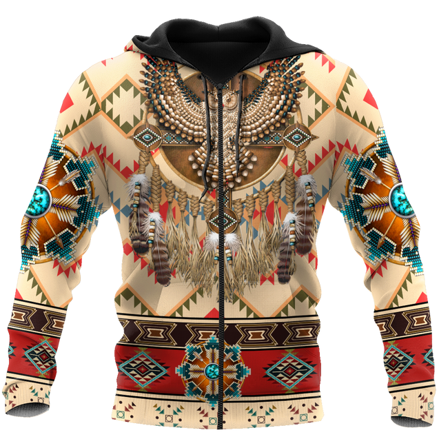 Native American Pattern Dreamcatcher 3D All Over Printed Shirts For Men