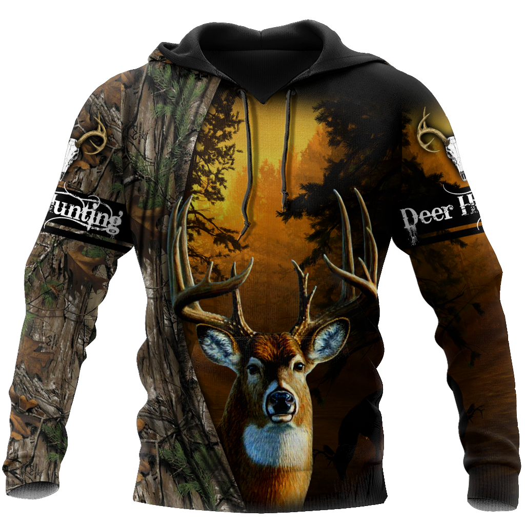 Hunting Deer and Drinking Beer 3D All Over Print Hoodie Pi17092001