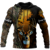 Hunting Deer and Drinking Beer 3D All Over Print Hoodie Pi17092001