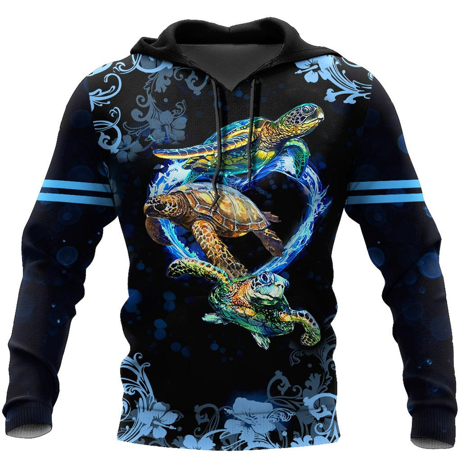 Turtle 3d hoodie shirt for men and women HAC270409-Apparel-HG-Zip hoodie-S-Vibe Cosy™