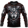 All Over Printed Wolf Hoodie MEI09102003-MEI