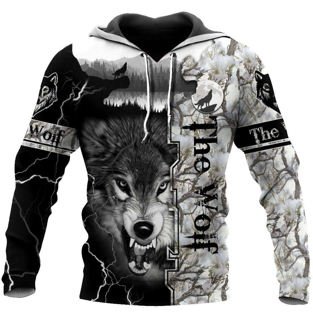 Wolf 3D All Over Printed Hoodie For Men and Women Pi03092001