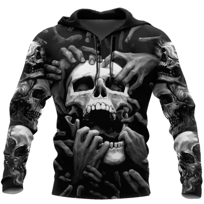 Premium Skull Tattoo 3D All Over Printed Unisex Shirts