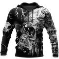 Lion Tattoo Thunder 3D All Over Printed  Unisex Shirts