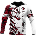 Horse Camo Red 3D All Over Printed Shirts Pi050501S1-Apparel-TA-Hoodie-S-Vibe Cosy™