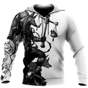 Ancient Egypt Anubis Tattoo All 3D Over Printed Unisex Hoodie ML