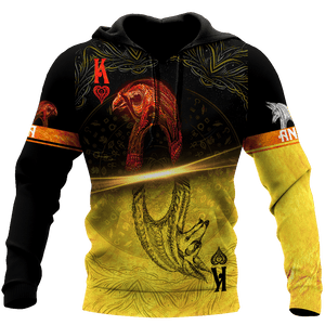 Ace Poker Ancient Egypt Anubis And Ra God All 3D Over Printed Unisex Hoodie ML