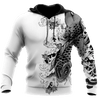 Japanese Irezumi Tattoo 3D Over Printed Unisex Hoodie ML