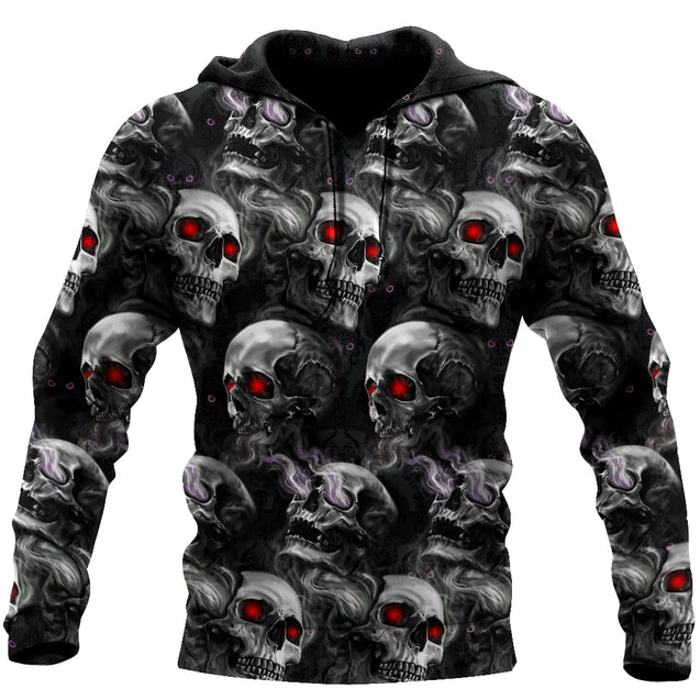 Skull Art Hoodie For Men And Women