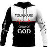 Premium Christian Jesus Custom Name 3D Printed Unisex Shirts