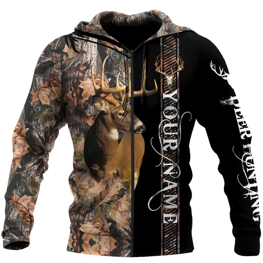 Deer Hunting Customize Name 3D hoodie shirt for men and women MH110920