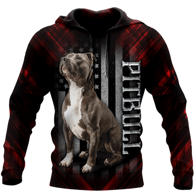 Pitbull 3d hoodie shirt for men and women MH0711202