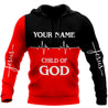 Premium Christian Jesus Custom Name 3D Printed Unisex Shirts