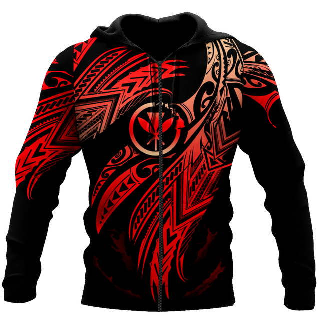 Amazing Hawaii Polynesian Tattoo Unisex Deluxe Hoodie ML