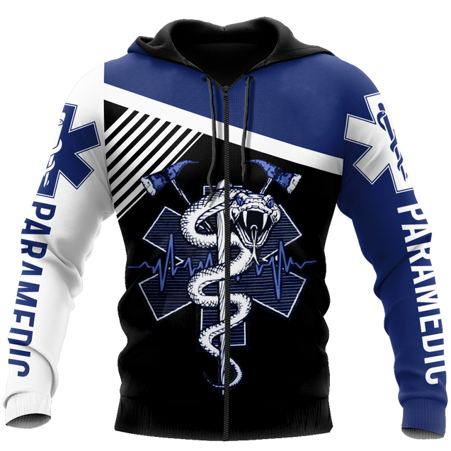 Paramedic 3d hoodie shirt for men and women HG32703-Apparel-HG-Zip hoodie-S-Vibe Cosy™