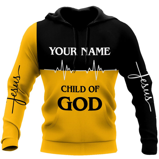 Premium Christian Jesus Custom Name 3D Printed Unisex Shirts