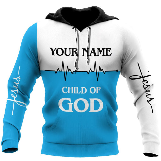 Premium Christian Jesus Custom Name 3D Printed Unisex Shirts