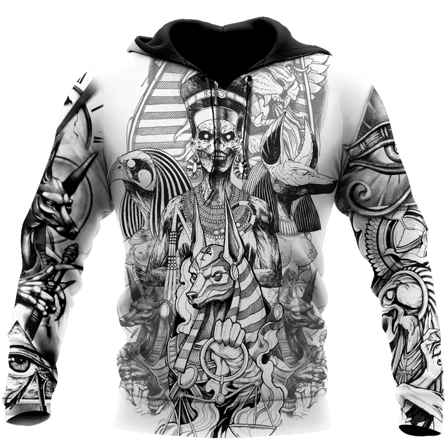 3D God of Egypt Tattoo Over Printed Shirt for Men and Women