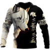 White Wolf 3D All Over Printed Hoodie For Men and Women MH0110202