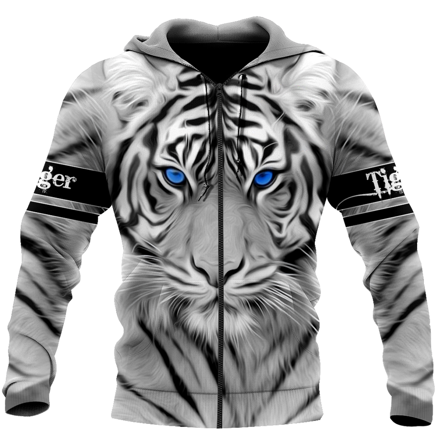 White Tigar 3D All Over Printed Shirts For Men and Women DQB08172003