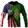 Irish St.Patrick day 3d hoodie shirt for men and women MH0511201