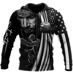 US Veteran One Nation Under God 3D All Over Printed Shirts TA09162002