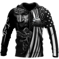 US Veteran One Nation Under God 3D All Over Printed Shirts TA09162002