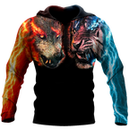 Wolf tiger 3D hoodie shirt for men and women MHST1010205