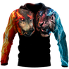 Wolf tiger 3D hoodie shirt for men and women MHST1010205