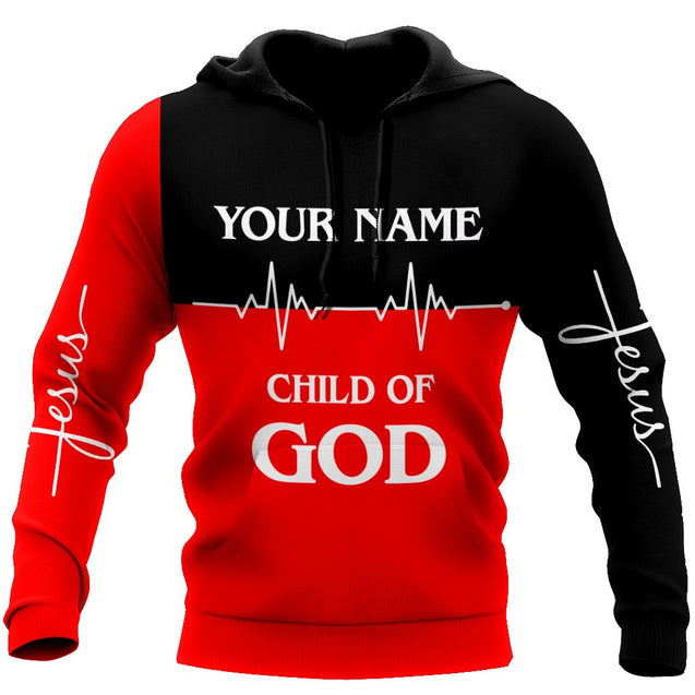 Premium Christian Jesus Catholic Customize Name 3D Printed Unisex Shirts