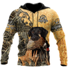 Labrador Hunting Camo 3D Over Printed Unisex Deluxe Hoodie ML