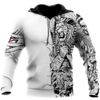 3D Tattoo Ancient Egypt Lion God Over Printed Shirt for Men and Women
