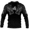 Fenrir Wolf Viking 3D All Over Printed Unisex Deluxe Hoodie ML