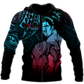 Amazing Warrior Pride Polynesian 3D Tattoo Unisex Deluxe Hoodie ML