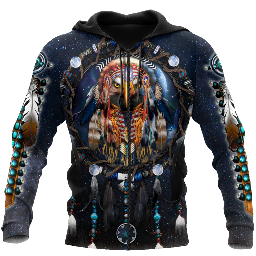 Eagle Dreamcatcher Native American Hoodie 3D All Over Printed Shirts Pi09092001-LAM