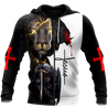 Knight Jesus Christian Customize 3d All Over Printed Shirts For Men And Women Pi30062001-Apparel-Huyencass-Zipped Hoodie-S-Vibe Cosy™