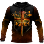 1 Cross 3 Nails 4 Given 3D All Over Printed Shirts For Men and Women Pi30062002-Apparel-TA-Zipped Hoodie-S-Vibe Cosy™