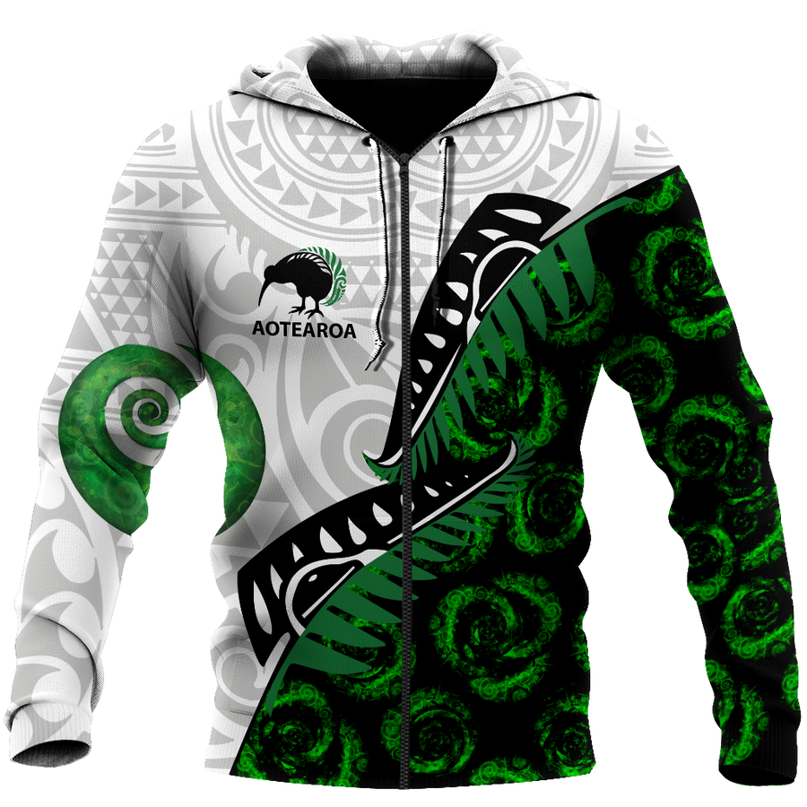 Maori pounamu jade 3d all over printed shirt and short for man and women-Apparel-PL8386-Hoodie-S-Vibe Cosy™