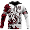 Wolf Tattoo 3D All Over Print Hoodie T Shirt For Men and Women Pi04092004