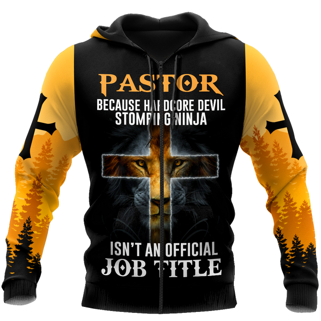 Pastor Because Devil Stomping Ninja Isn't Job Title-TA