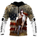 Love Horse 3D All Over Printed Shirts Pi080501-Apparel-TA-Zipped Hoodie-S-Vibe Cosy™