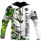 Horse Camo Pattern 3D All Over Printed Shirts Pi050501S3-Apparel-TA-Zipped Hoodie-S-Vibe Cosy™