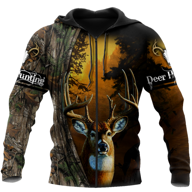 Hunting Deer and Drinking Beer 3D All Over Print Hoodie Pi17092001