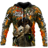 Duck Hunting Labrador Retriever Orange Camo 3D All Over Print  Hoodie Pi17082001S