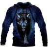 Night Wolf 3D All Over Print Hoodie T Shirt For Men and Women HHT07092016