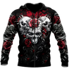 Unique Skulls And Roses Hoodie For Men And Women MEI