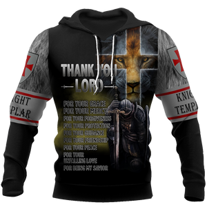 Brave Knight Templar God 3D All Over Printed Shirts JJ010401-Apparel-MP-Hoodie-S-Vibe Cosy™