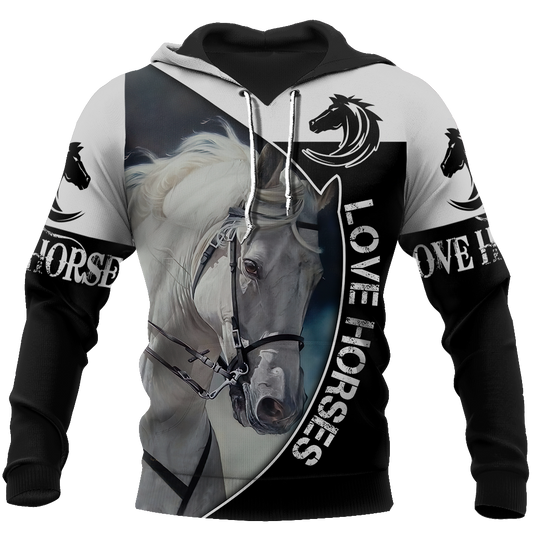 Love Horse 3D All Over Printed Shirts JJ230402-Apparel-TA-Hoodie-S-Vibe Cosy™