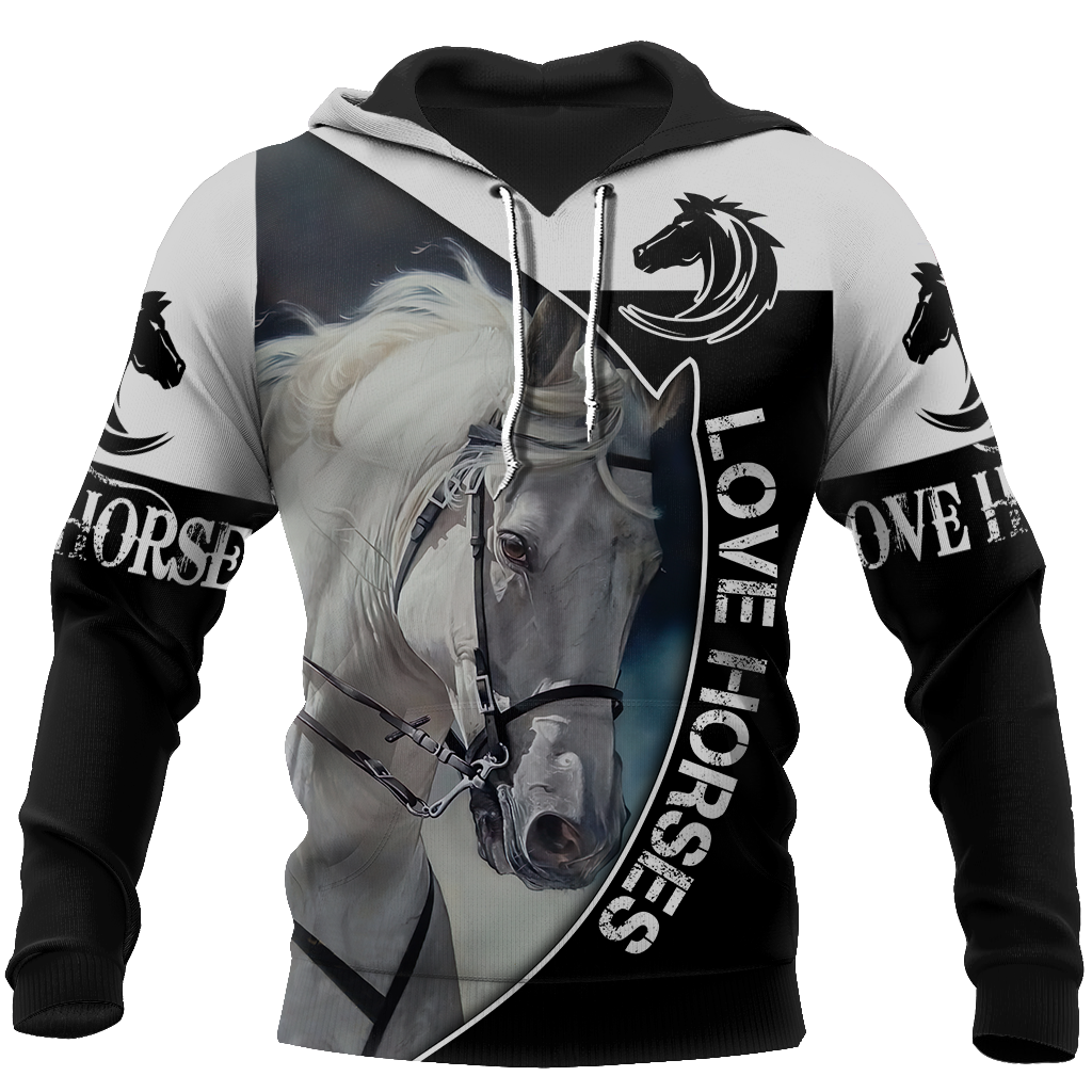 Love Horse 3D All Over Printed Shirts JJ230402-Apparel-TA-Hoodie-S-Vibe Cosy™