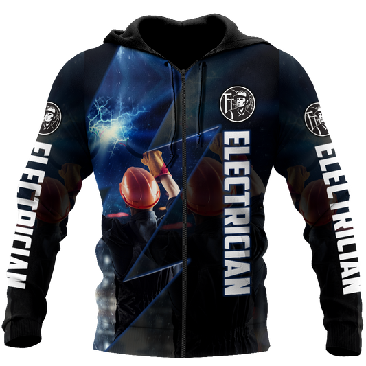 Premium Unisex All Over Printed Electrician Shirts MEI